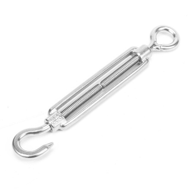SecureFix Direct 5mm Stainless Steel Eye-Eye Turnbuckle Strainer 316 Marine Grade