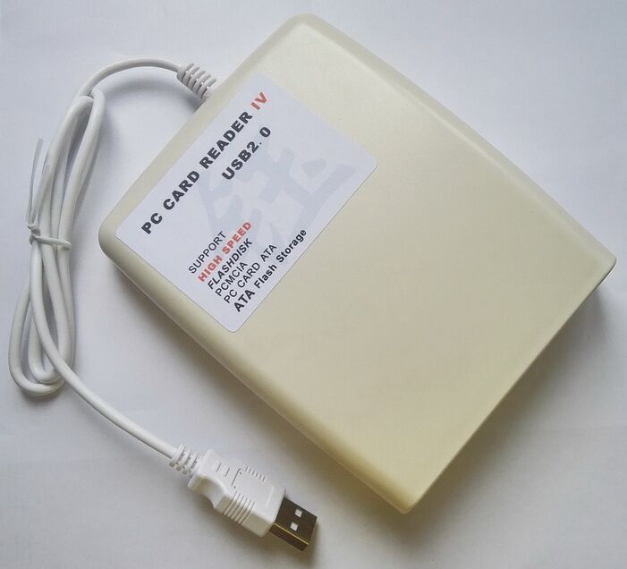 ! Adaptador USB a PCMCIA, lector de tarjetas de memoria de disco Flash, convertidor de adaptador CardBus a USB de 68 pines