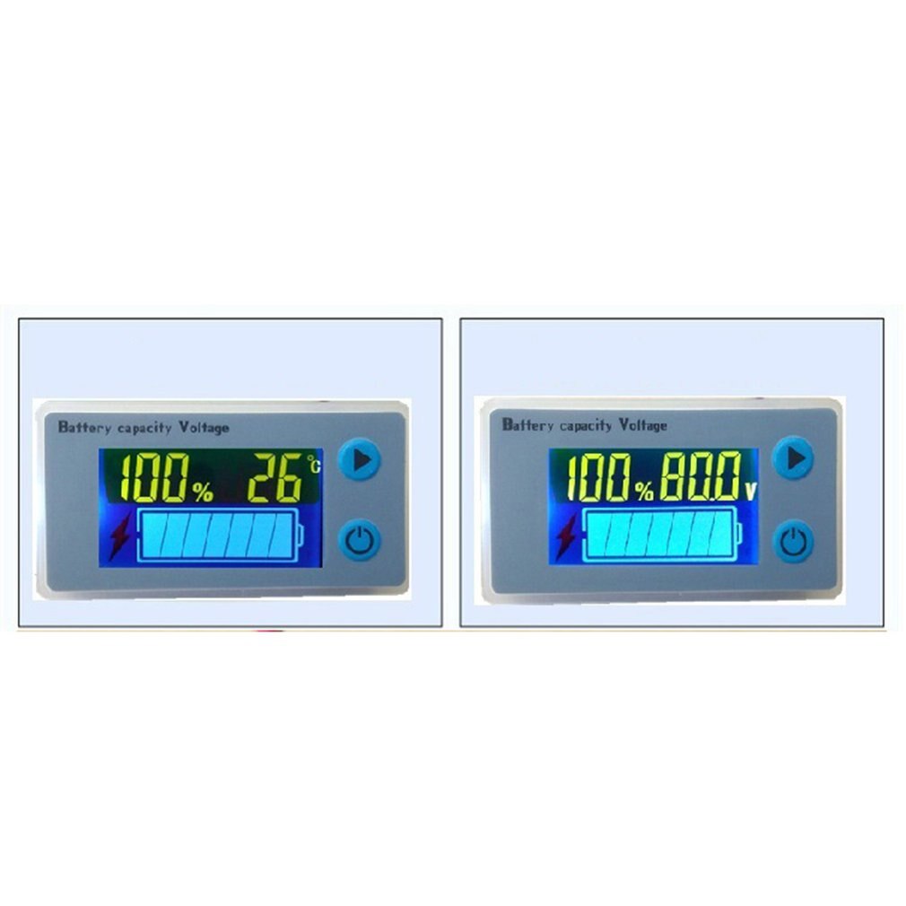 Universele 10-100V Lcd Auto Zuur Lood Lithium Batterij Capaciteit Indicator Digitale Voltmeter Voltage Tester Monitor JS-C33