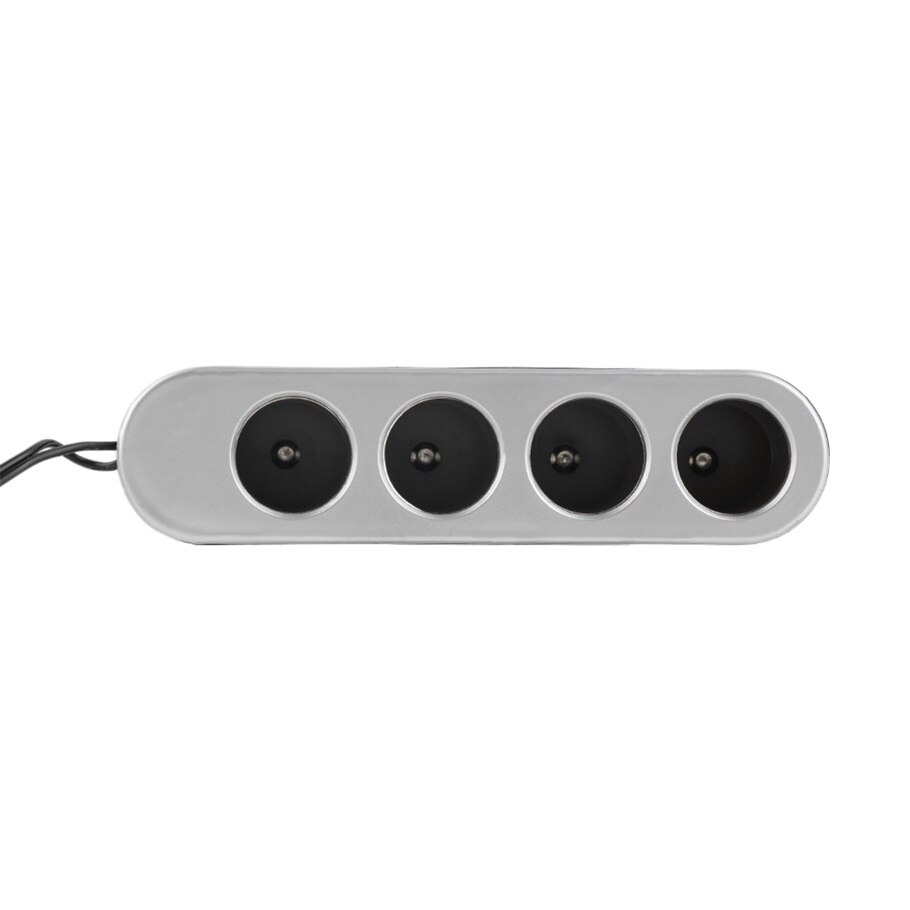 4 Way Multi Socket Autolader Voertuig Auto Sigarettenaansteker Splitter & Dual Usb-poorten Plug Adapter 12V 24V