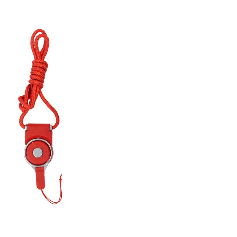 Portefeuille destacável celular pescoço cordão para iphone colhedores id crachá titular preto azul verde rosa tour de cou porte clefs: vermelho / rosa