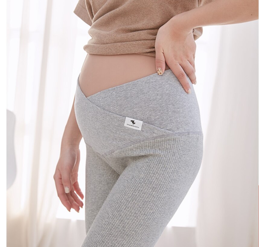 Dicke Schwangere Frauen Herbst Schwangerschaft Bleistift Hosen Frühling Winter lässig Mutterschaft Leggings Elastische Taille Bauch Leggings Kleidung