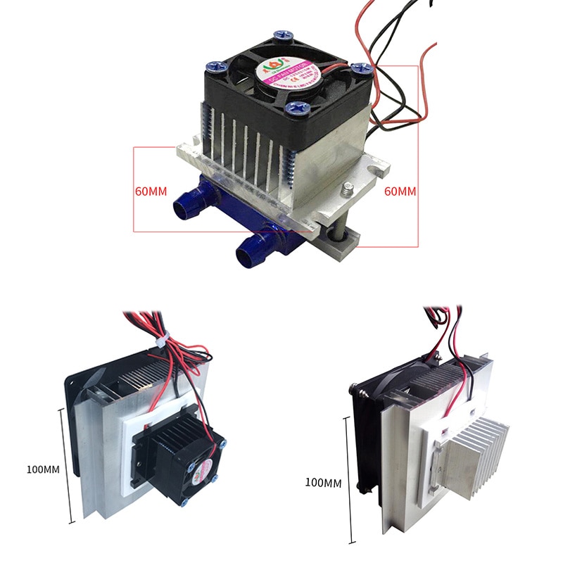 1pc Thermoelectric Peltier Refrigeration Cooler DC 12V Semiconductor Air Conditioner Cooling System DIY Kit