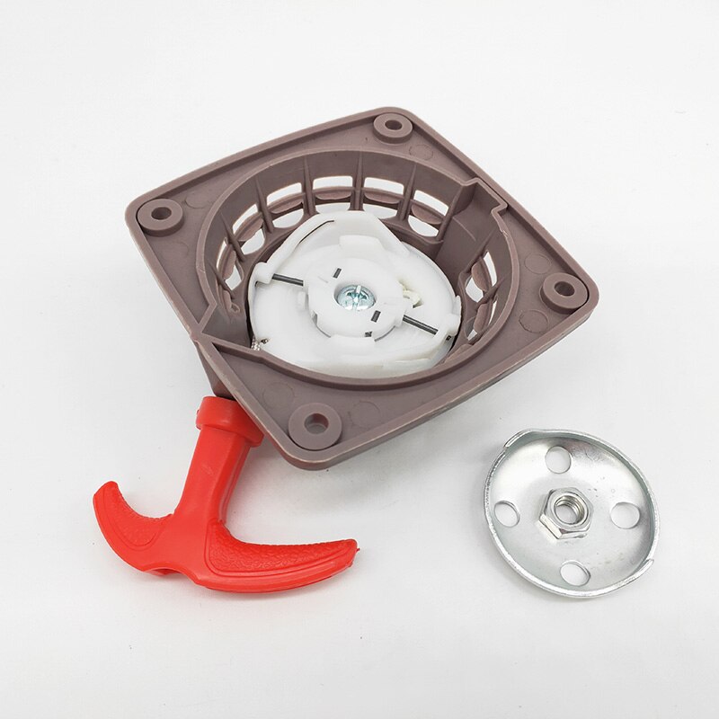 Rewind Recoil Starter Pulley Plate Kit For 139 Engine Motor 4 Stroke Brush cutter Trimmer 139F 34.6cc Lawn Mower Spare Parts