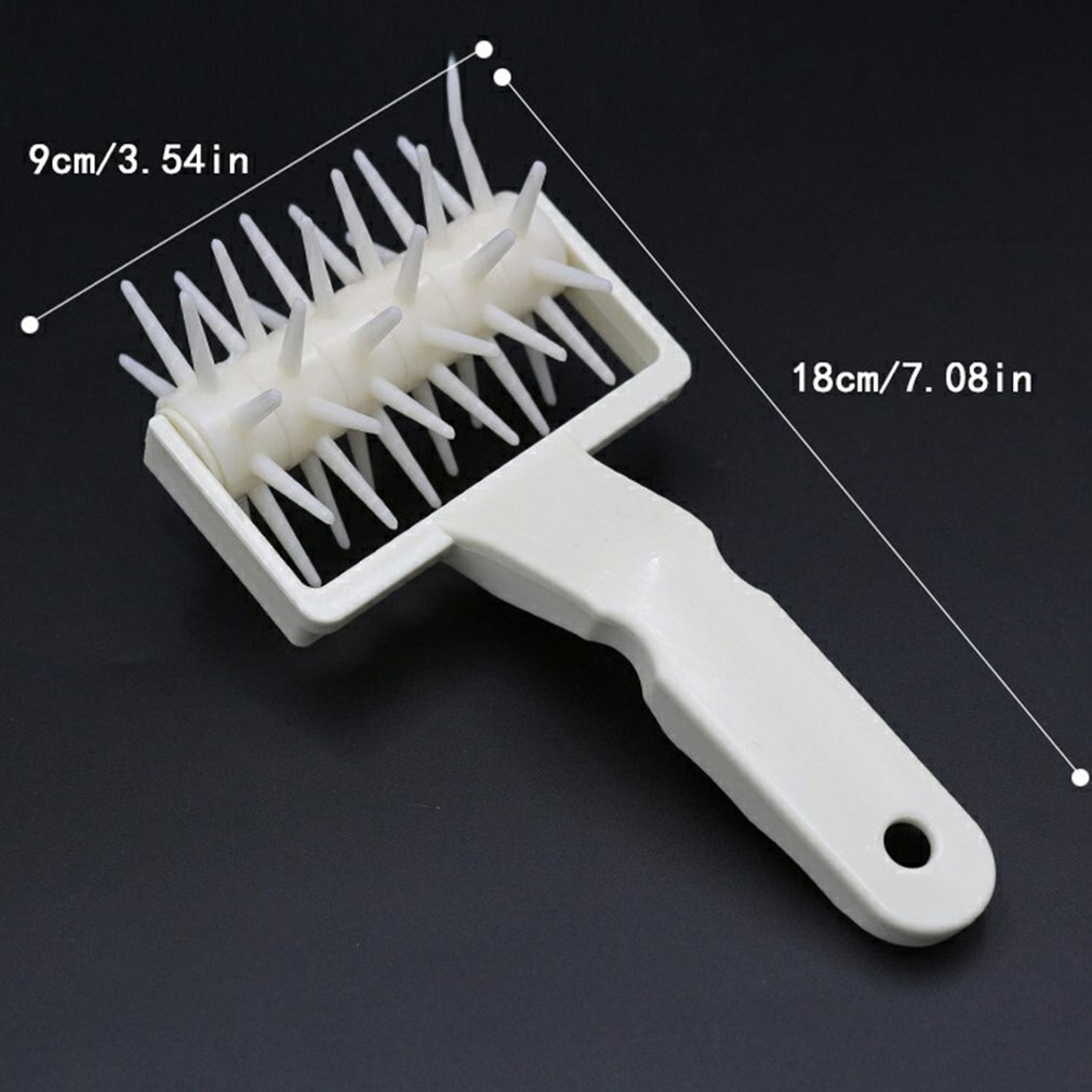 Baking tool pizza rolling pin Pizza Punch Needle wheel Biscuit wheel pin Plastic Healthy Clean Odorless Non-toxic: m
