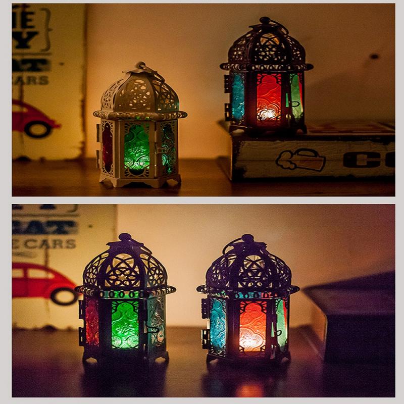 ! 4 Stijlen Gloednieuwe Europese Kandelaar Vintage Opknoping Kaarshouder Marokkaanse Glas Kaars Lantaarn Bruiloft Woondecoratie