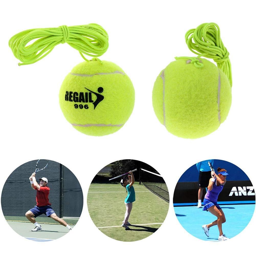Bola de tenis de goma reforzada , amortiguador de alta elasticidad para entrenamiento de escuela y Club, pelota de entrenamiento duradera W6Y7