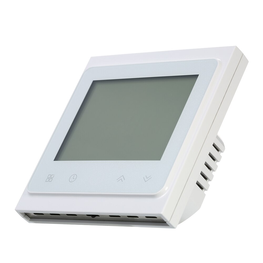 Water Heating Thermostat with Touchscreen Backlight LCD Display Weekly Programmable Temperature Controller with Locking Function