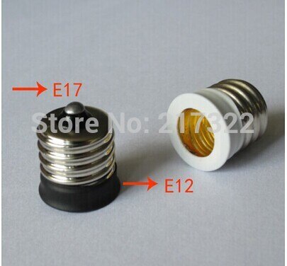 E17 NAAR E12 adapter Conversie socket materiaal vuurvast materiaal E12 socket adapter lamphouder