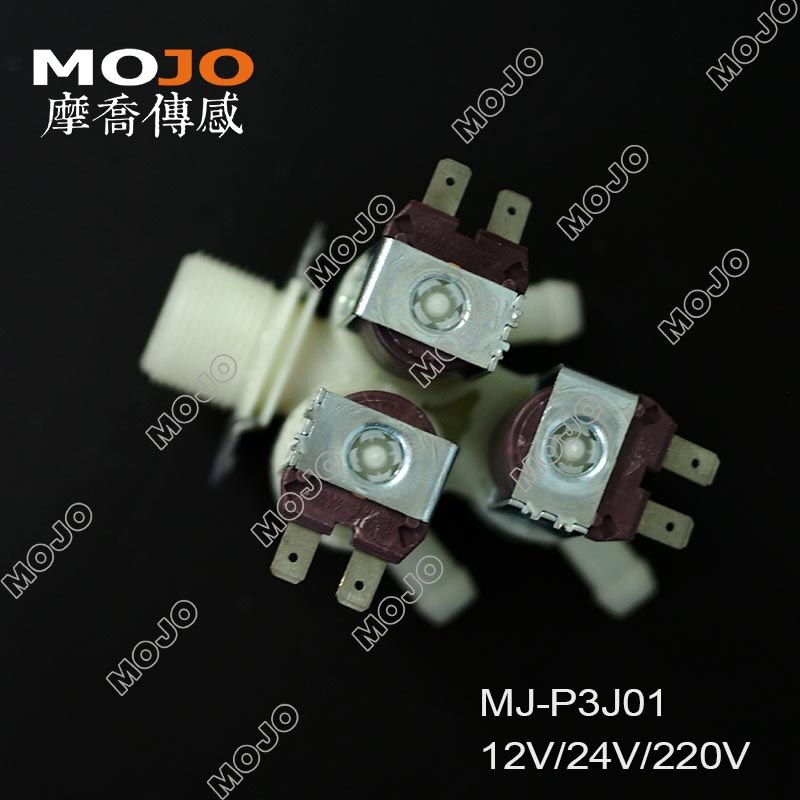 MJ-P3J01 water valve solenoid G3/4" Three output Normally Closed Inlet solenoid valve