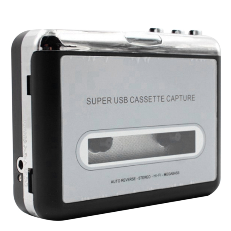 USB Cassette Tape To PC Super USB Cassette-To-MP3 Capture Audio Music Player CD Converter: Default Title