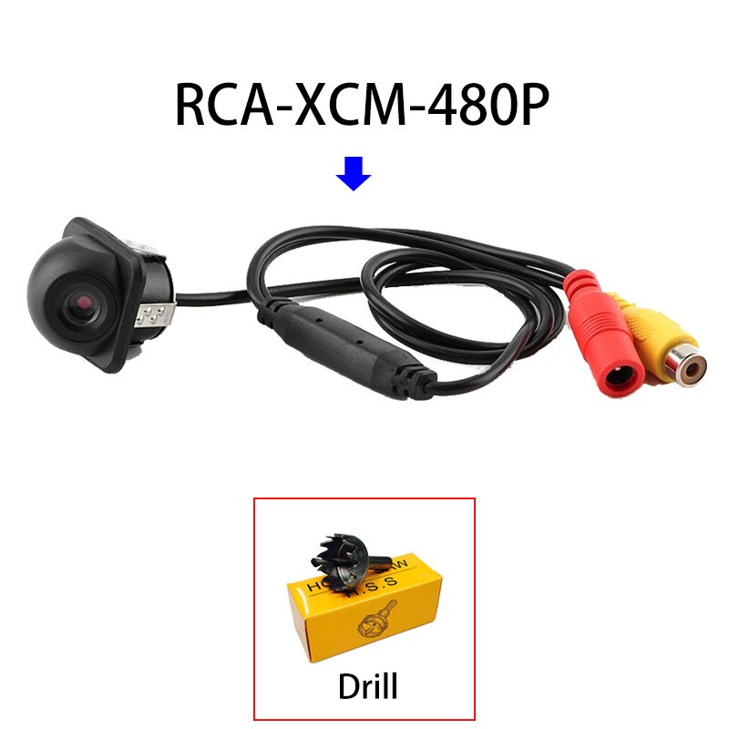 Reversing Rear View Camera for Car Video Recorder Mirror Monitor Android Radio 6 Kinds of shape to Choose RCA Plug CVBS Signal: RCA XCM