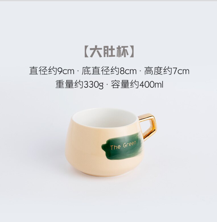 Ceramic Tableware Dishes Household Dishes Rice Bowl Afternoon Tea Cup Dessert Breakfast Western Plate For Tableware: 1