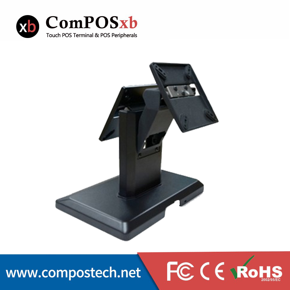 Monitor Stand Tenere Doppio Schermo di Montaggio del Desktop A Buon Mercato Pos Display Lcd Stand