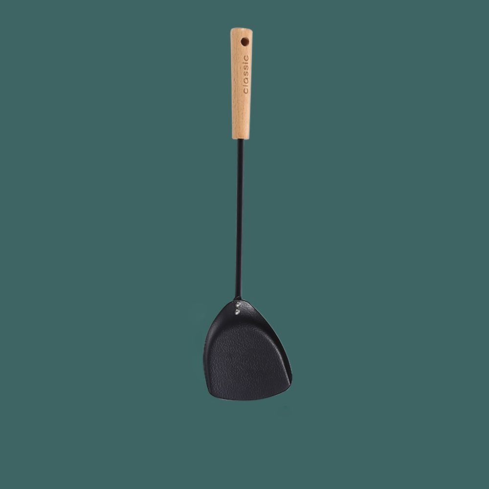Pan Nonstick Kitchen Utensils Strainer Spoon Cookware Cooking Tools Tableware Spatula Fried Shovel Soup Ladle Turners: 1