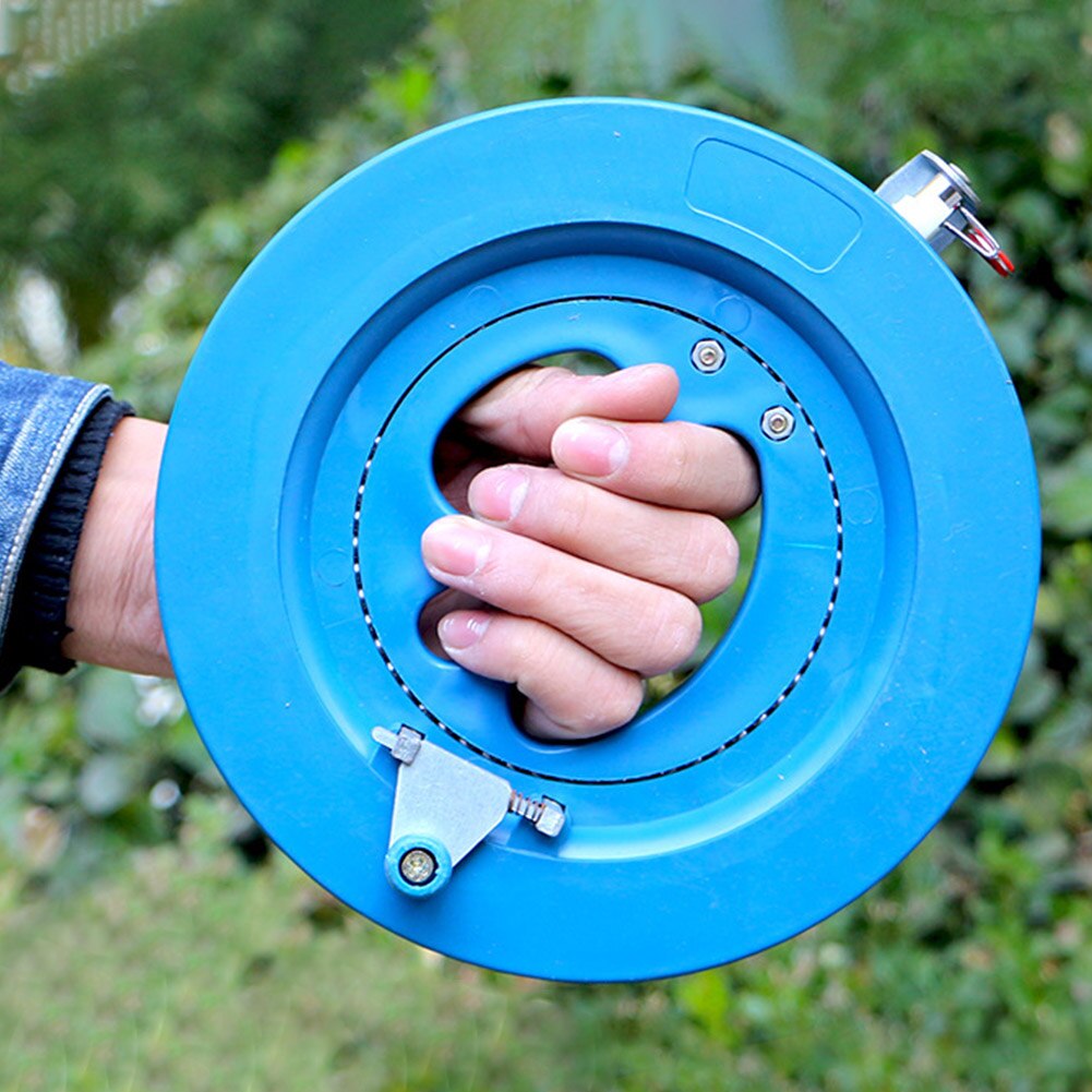 Carrete de bobinado de plástico ABS duradero, herramientas voladoras para exteriores, función de bloqueo, enrollador de línea de cometa, cuerda portátil para niños