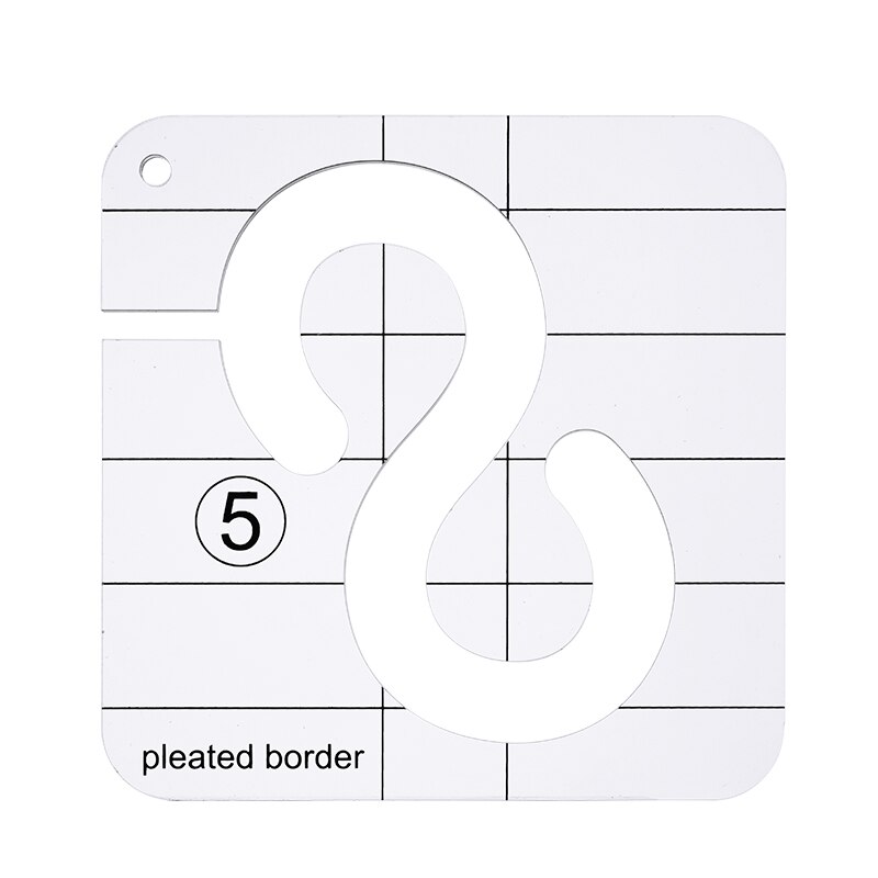 LMDZ 12 Kinds of Sewing Templates Patchwork Rulers Sewing Machine Quilter's Ruler Sewing Stencil Tool Sewing Accessories: type 8