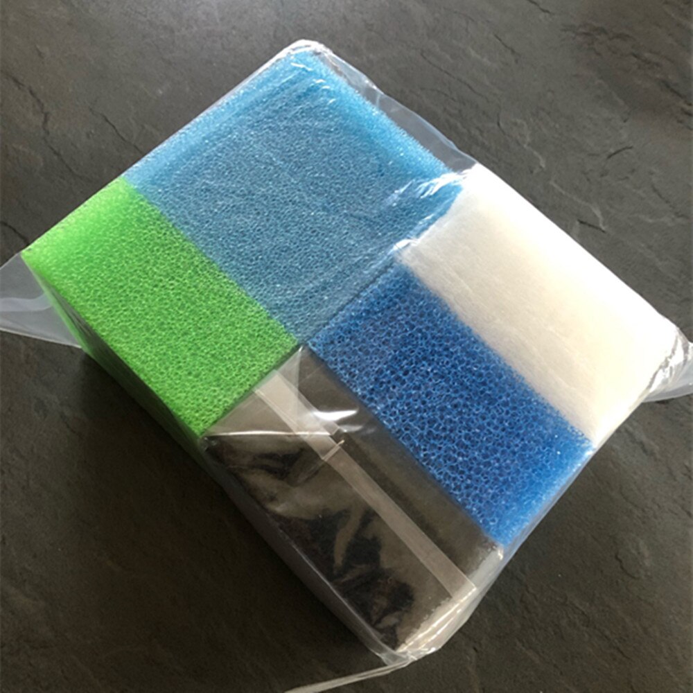 Sæt kompatibel akvariefiltersvamp til juwel compact / bioflow 3.0 (2 x fint , 2 x kulstof , 1 x groft , 1 x nitrat , 5 x poly)