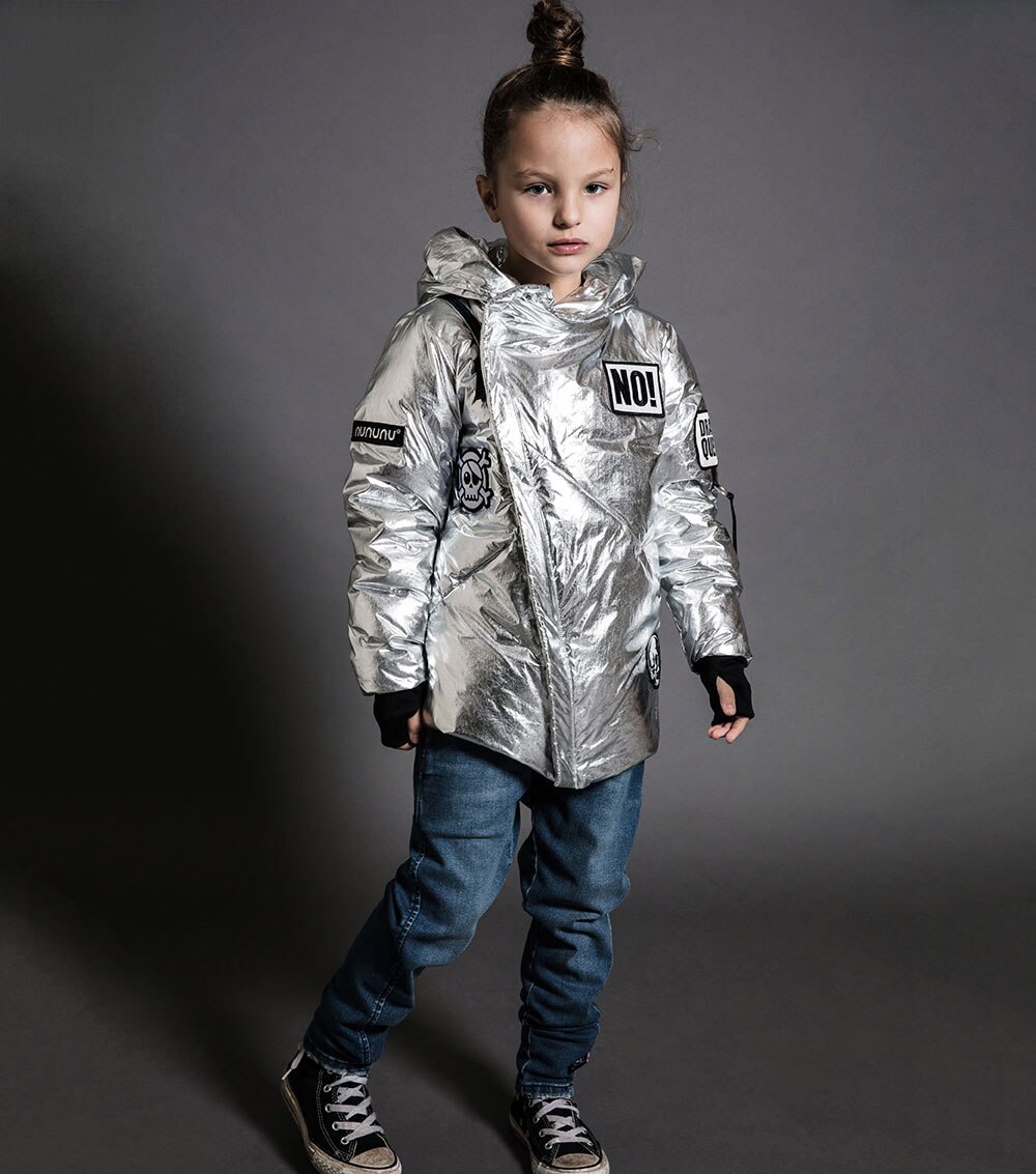 NUNUNU-abrigo de invierno para niñas y niños, ropa de invierno, chaqueta, chaquetas, otoño e invierno,