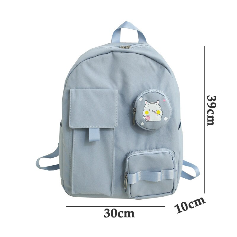 Nette Schule Taschen für Teenager Mädchen kleine Rucksack Frauen Tasche Schule Leichte Nylon Student Bookbags Weibliche Teen Schul Neue