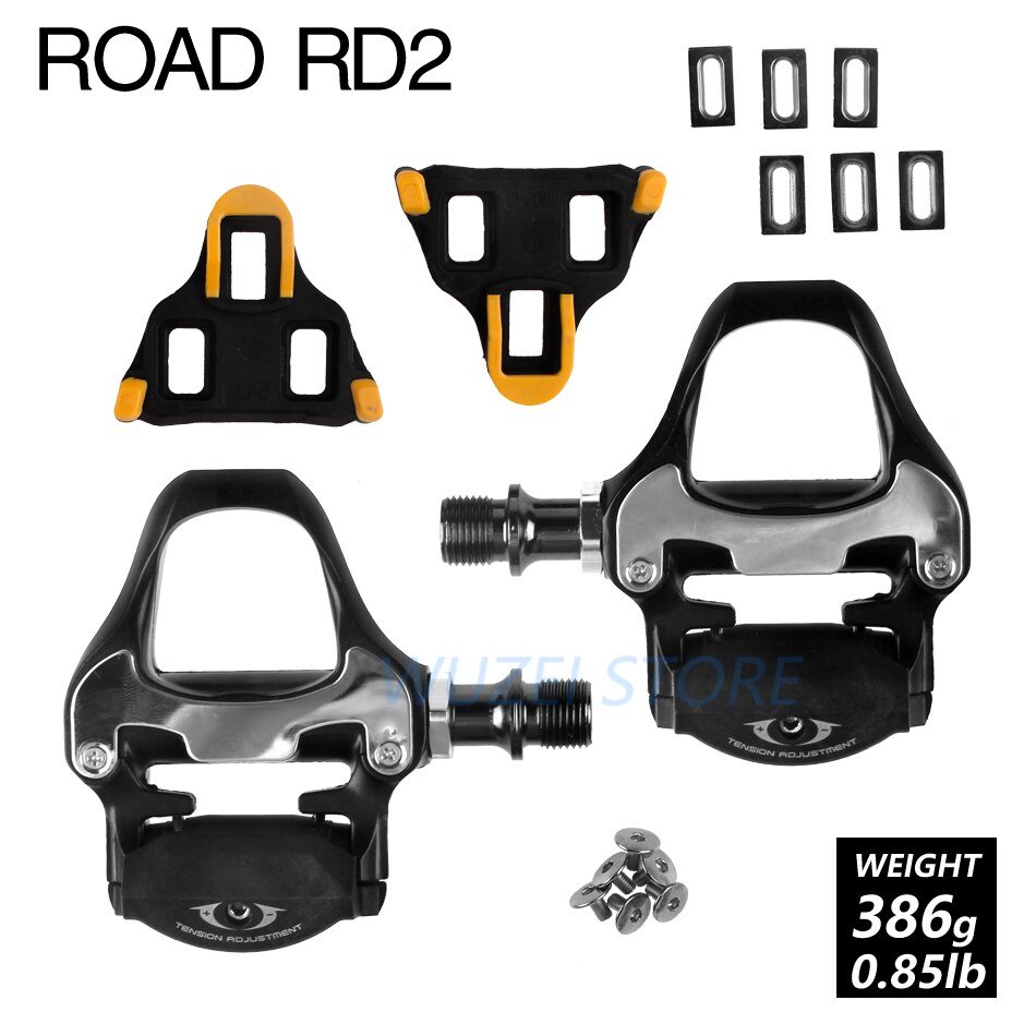 Super Light RD2 SPD Pedals Road Bike Pedal with SH11 Cleat MTB Aluminum Alloy Parts