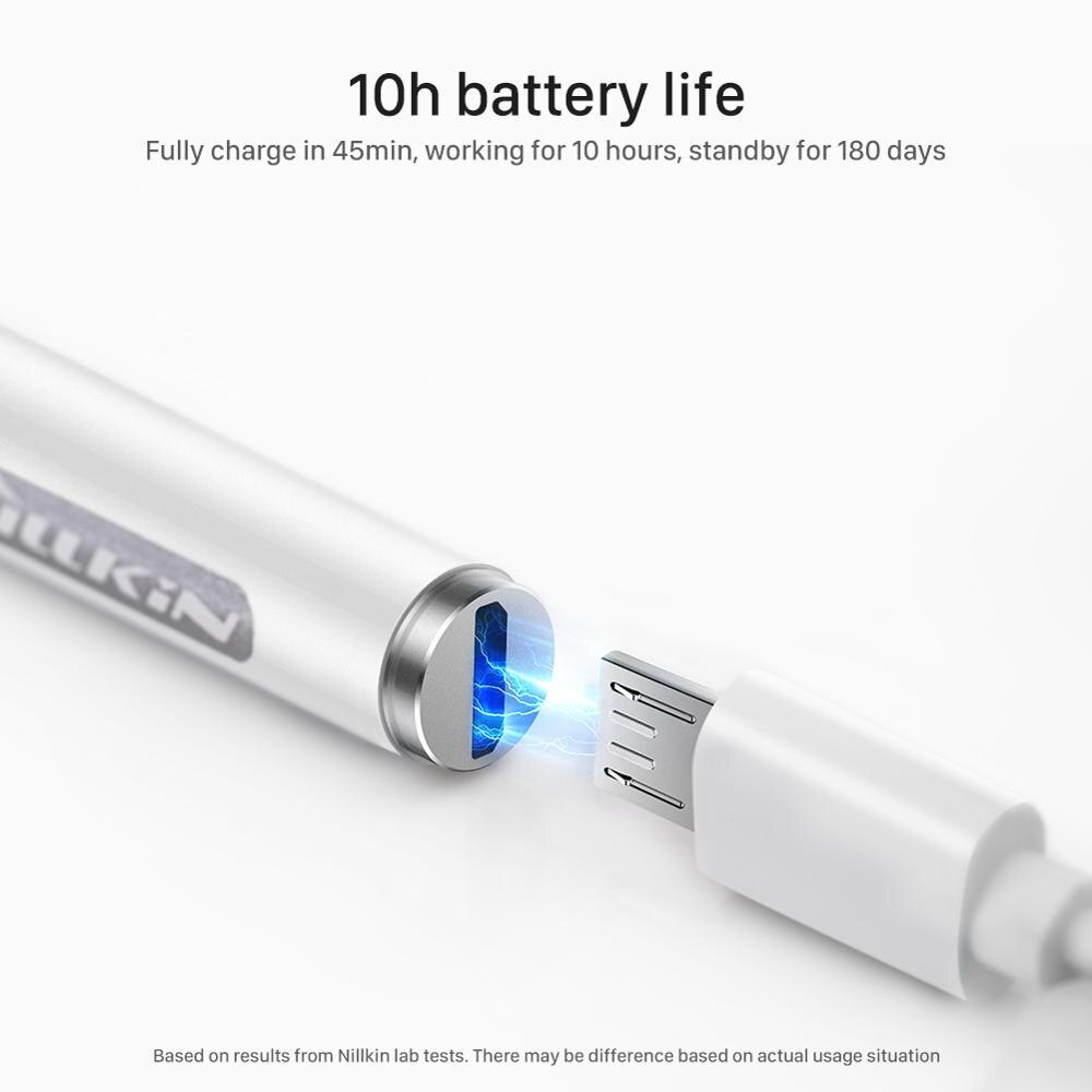 NILLKIN para Apple lápiz con 3 nivel de sensibilidad Stylus Pen para iPad 9,7 Pro 11 12,9 3 de 10,2 mini 5 Touch Pen