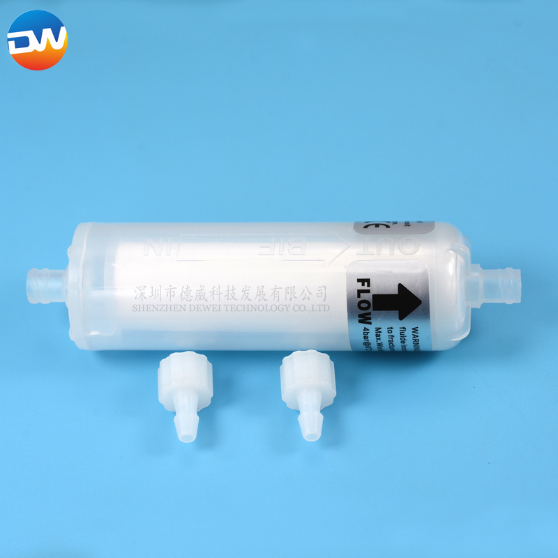 10 Pcs Weiß Tinte Filter Zylindrischen für Phaeton Crystaljet JHF Pritsche Inkjet Drucker 5um 80mm Gewinde Joint Lange Tinte filter