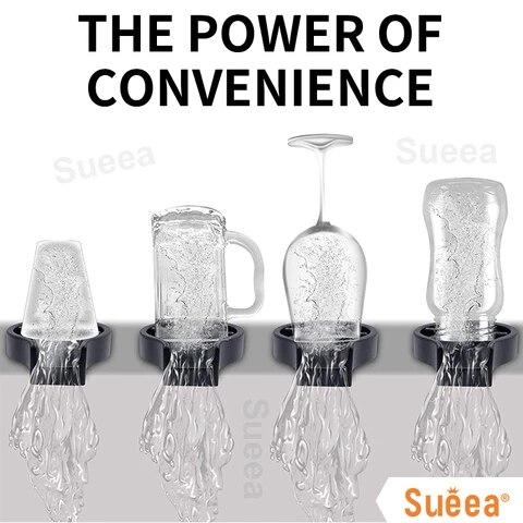Sueea®Flasche Rinser Wasserhahn Glas Rinser Für Küche Waschbecken Bar Glas Rinser Kaffee Krug Automatische Tasse Unterlegscheibe Waschen Tasse Werkzeug