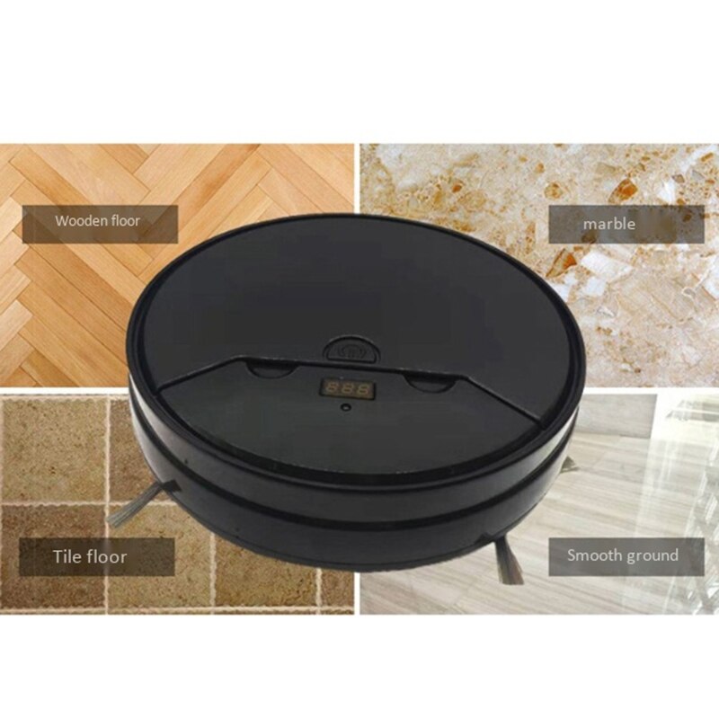 Three-In-One Full Intelligent Sweeping Robot Vacuum Cleaner Remote Control Timing Water Tank Home Sweeper