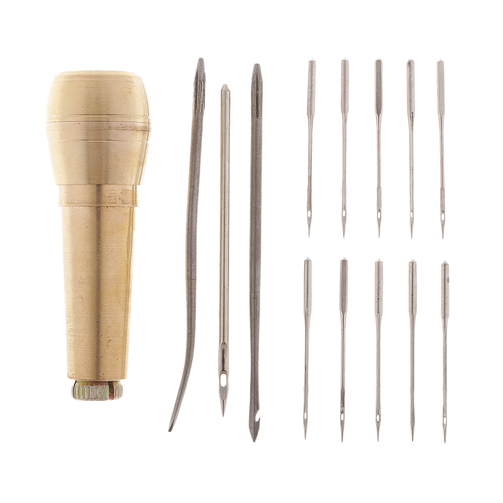 1 Set Sewing Shoe Repair Sewing Tool Needle Awl Leather Craft Boots Kit Tool