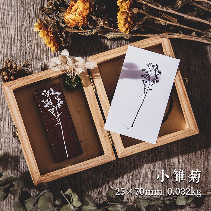 Vintage Fles Fern Bloem Plant Collage Stempel Diy Houten Stempels Voor Scrapbooking Briefpapier Scrapbooking Standaard Stempel