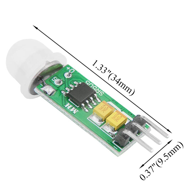 5Pcs HC-SR505 Micro-Body Sensing Module PIR Motion Detector Switch Module High Efficiency Digital Measurement