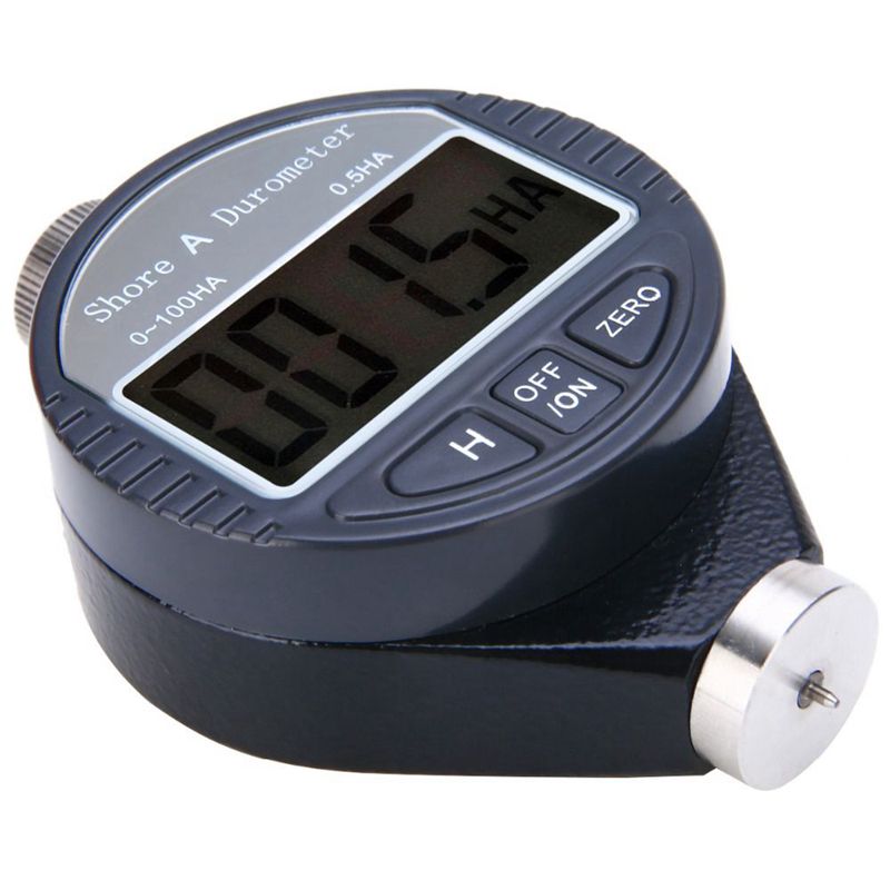 medidor Digital de dureza durómetro 0-100HA Shore A LCD para cuero de caucho plástico cera multigrasa 1 ud.
