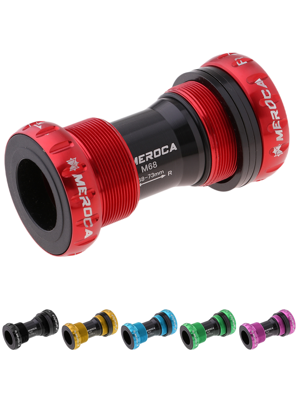 Bike Press Fit Bottom bracket Sealed Bearing Thread Type 68 73mm BSA Shell 24mm Crankset AxisRoad Mountain Bike Bottom bracket