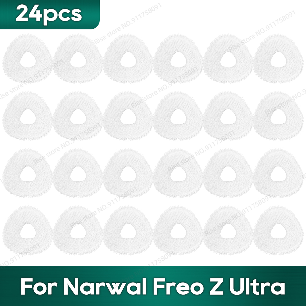 Compatible for Narwal Freo Z Ultra Robot Vacuum Accessories Main Side Brush Hepa Filter Mop Rag Dust Bag Replacement Parts: army green