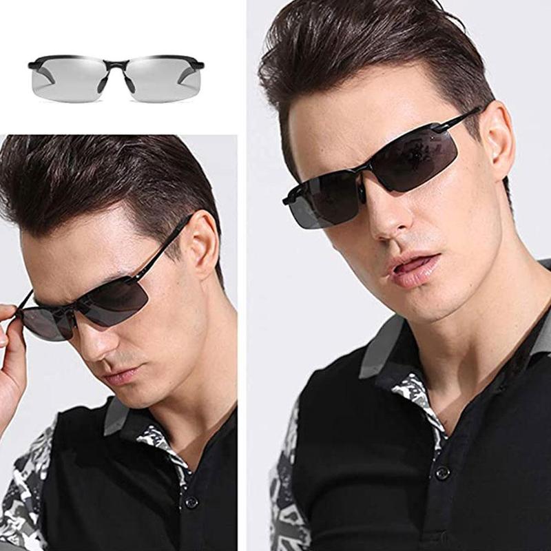 Polarisierte sonnenbrille intelligente farbwechsel nacht nacht Schild fahren spiegel gläser Vision und angeln schutzbrillen H7B0