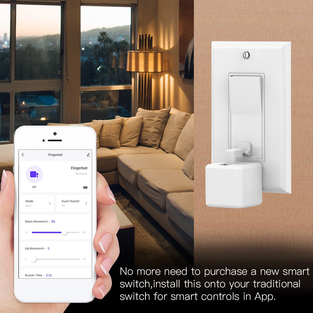 Tuya bluetooth älykäs kytkin sormibot ajastin ääniohjaus kytkinbot sormenpäärobotti siri-ovikellolle/kahvinkeittimelle älykkään kotiin
