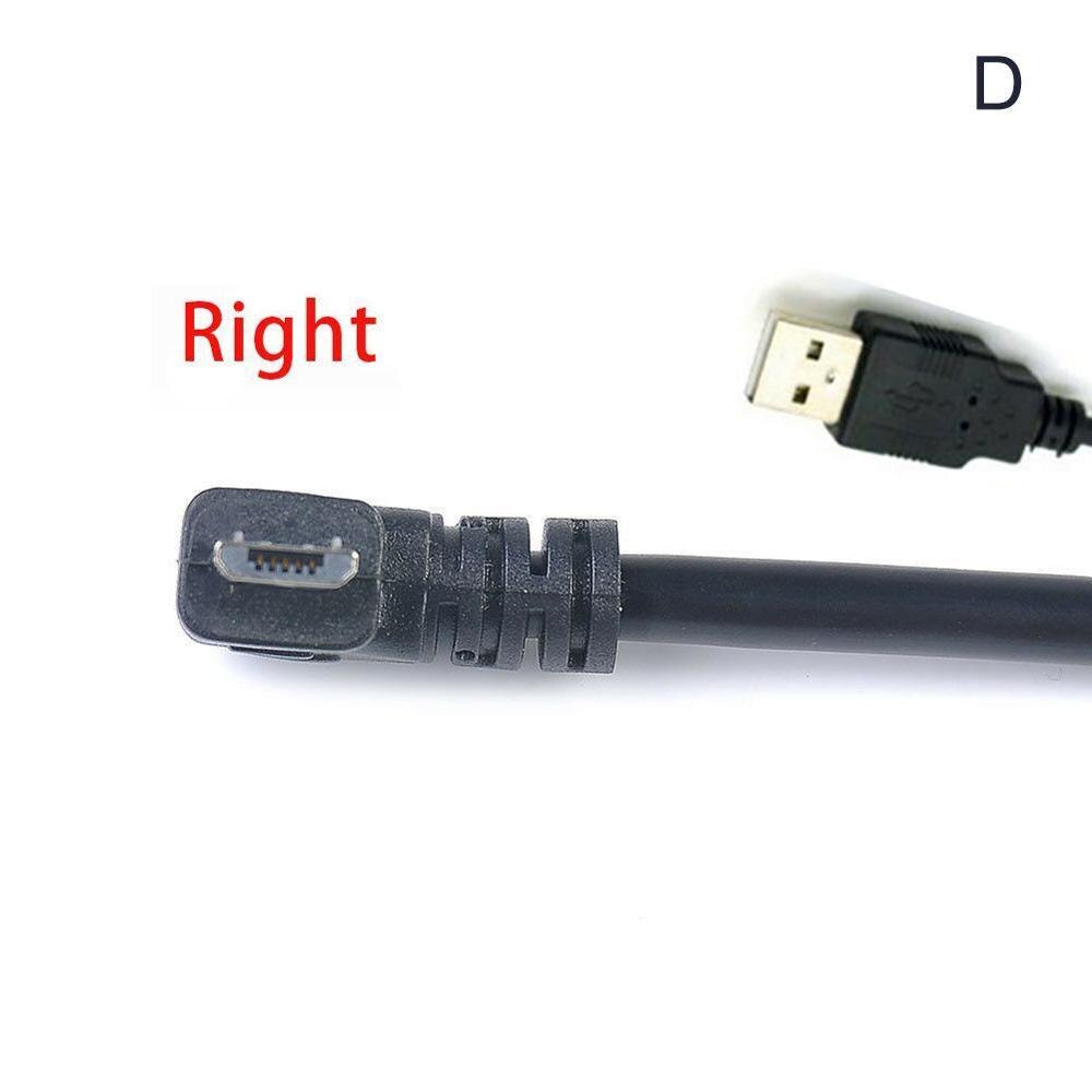 1Pc 27Cm Haakse Usb 2.0 Male Naar 90 Graden Links 5 Cord Pin Hoek Connector Kabel Adapter mannelijke Usb Converter Micro F3O7: Right