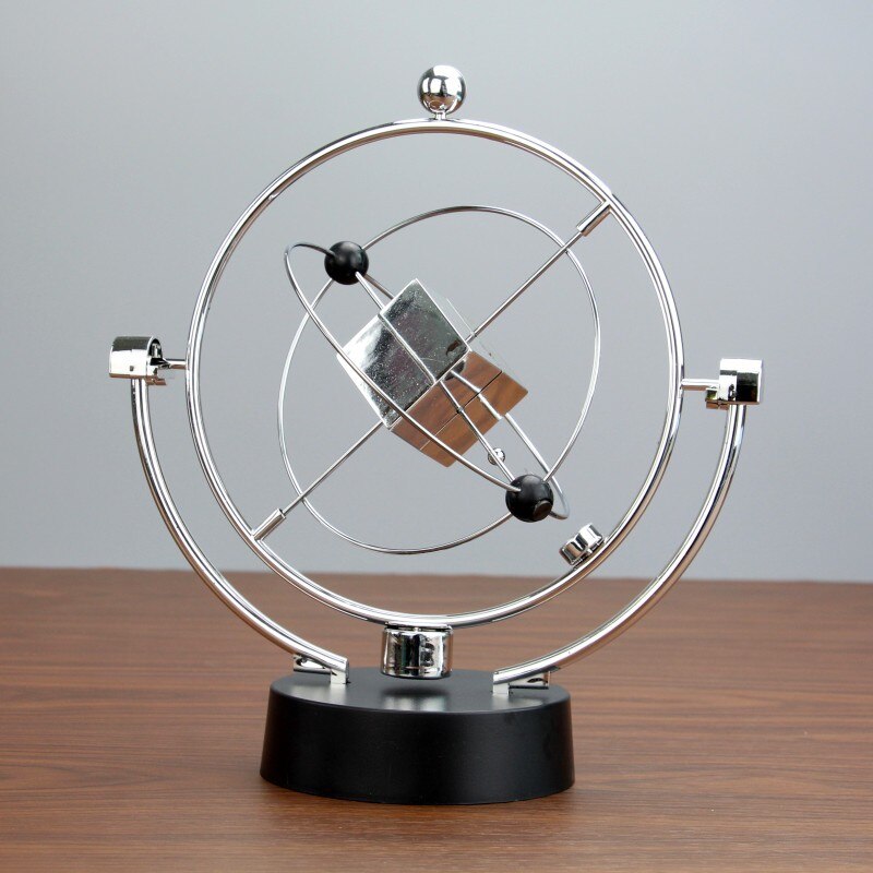 Newton Slinger Balans Bal Roterende Perpetual Motion Fysieke Science Pendulum Toy Natuurkunde Tumbler Craft Thuis Decortion