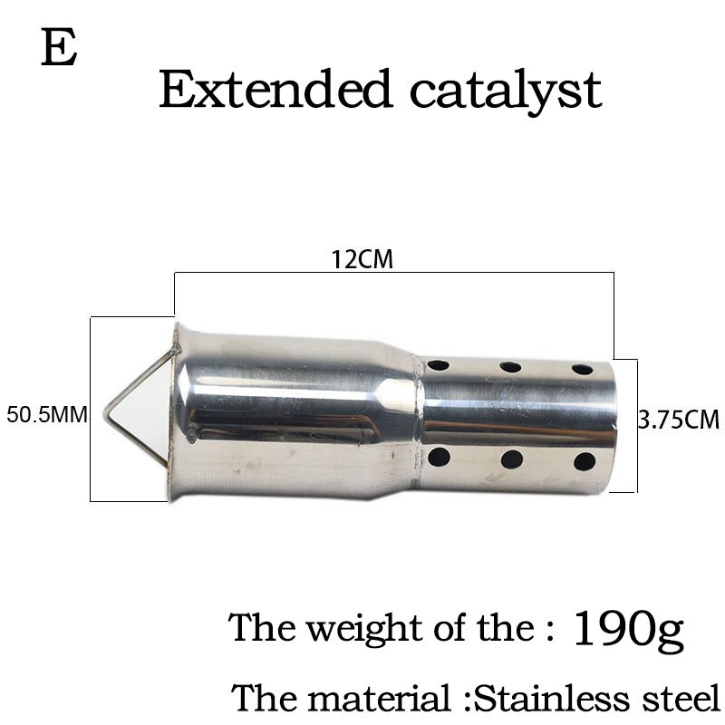 For 51mm 60mm Inlet Exhaust Muffler DB Killer Removable Silencer Baffle Reduce Noise Sound Eliminator Universal