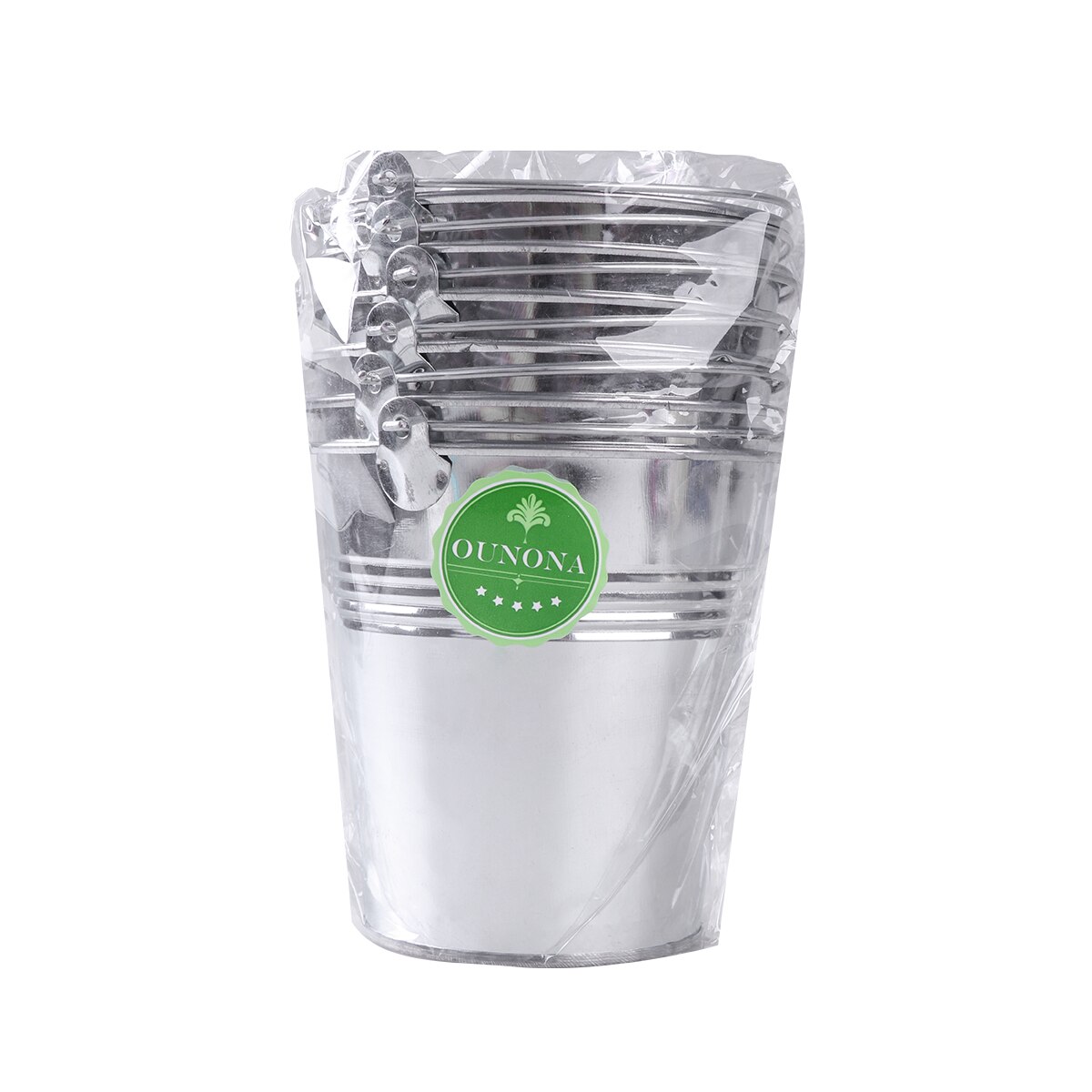 6 stk 10.5 x 7.2 x 10.5cm mini blik metal spand glasur pommes frites dåsespande