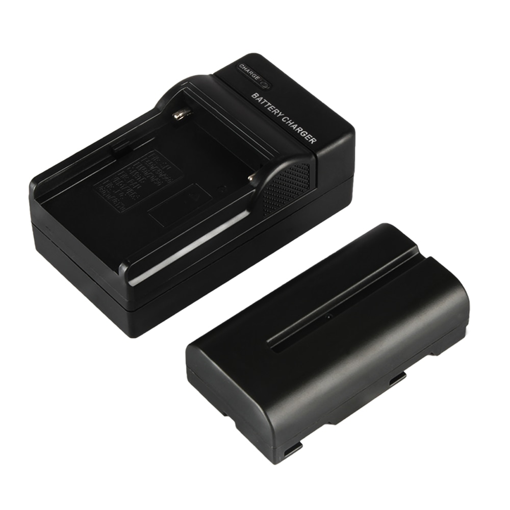 Smart LED indicator NP-F550 NP-FM50 Oplaadbare Batterij Oplader AC Adapter voor Viltrox Monitor LED Video Licht L116T/L132T