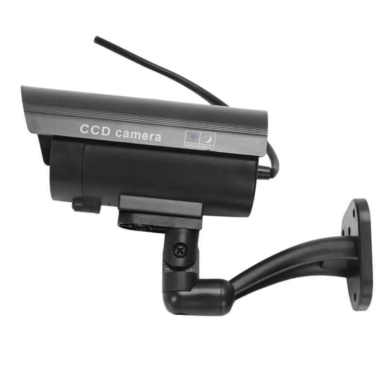 Finge di Contraffazione CCTV della Macchina Fotografica Della Camma Imitazione LED Rosso Impermeabile Indoor / Outdoor Home Security