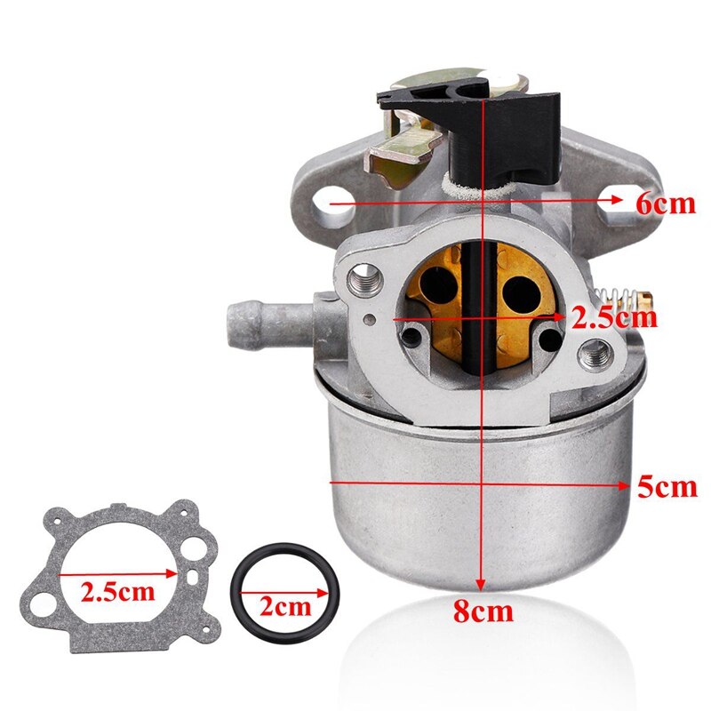 Förgasare passar briggs & stratton 498170 497586 497314 698444 498254 497347 modeller med packning och o-ring , 4-7 hp motorer med n