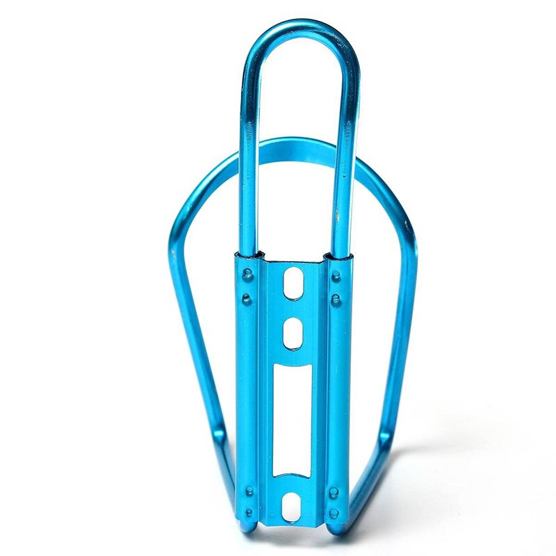 Botella de aluminio azul titular sostenedor de la bebida del soporte para bicicleta