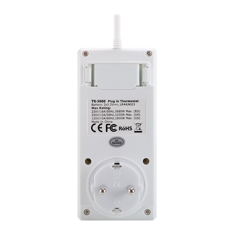 Smart Wireless Temperature Controller Switch Timer Socket Temperature Adjustable Thermostat Backlit Thermoregulator EU US UK