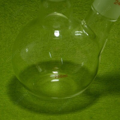 Flat Bottom Flask,250ML,24/40,2 Neck,two Neck,Chemistry Lab Glassware