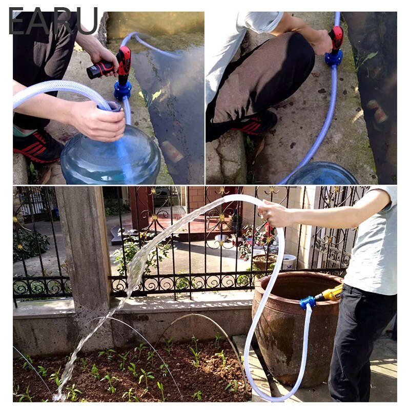 Micro Mini Portable Heavy Duty Self-Priming Hand Electric Drill Water Pump Suction Deep Well Pump Home Garden Centrifugal Tool