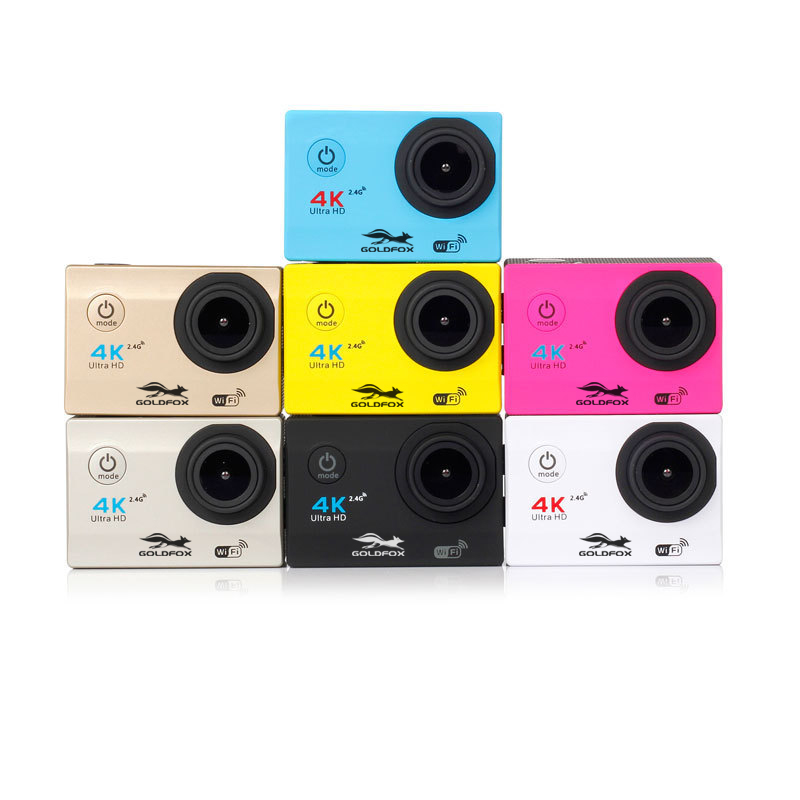4K Wifi Action Sport Camera Go Waterdicht Pro DVR DV Video Recorder met Afstandsbediening H16R 2 inch Touch screen Helm Camera