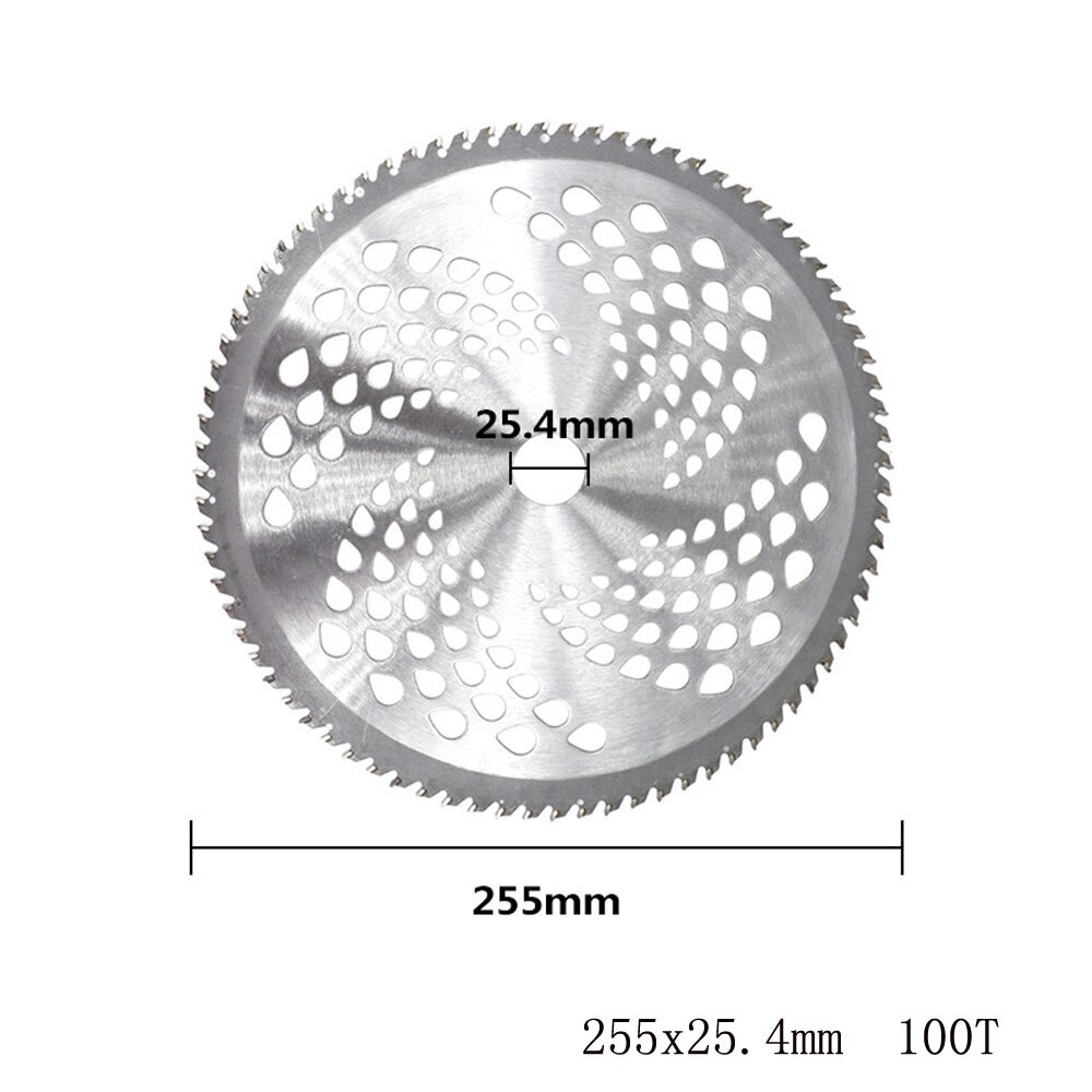 40/60/80/100 Teeth Alloy Saw Blade Part of Lawn Mower Blade Weeder Brush Cutter Suitable for Cutting Wood Weeds Shrubs: Specification 4